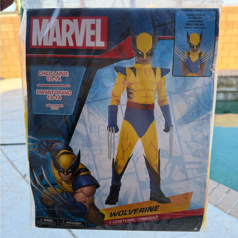 Marvel Wolverine Yellow and Blue Costume